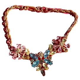 Collana Christian Lacroix Couture Multicolore Metallo