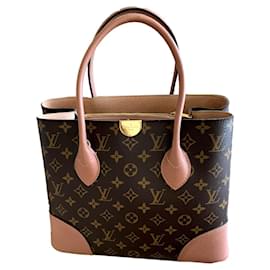 Louis Vuitton Flandrin Handtasche Monogram Canvas und Rosa Leder
