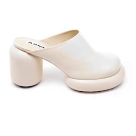 Sandali Jil Sander in pelle beige taglia 39