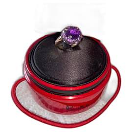 Pomellato Tabu Ring Roségold Silber und Amethyst