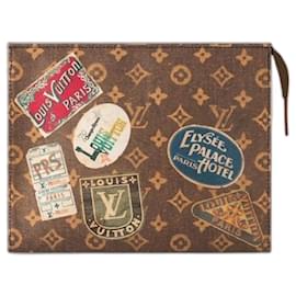 Pochette da toilette Louis Vuitton Monogram Canvas Marrone