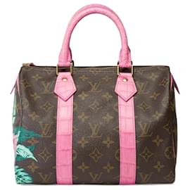 LOUIS VUITTON Speedy Bag aus braunem Canvas - 101757