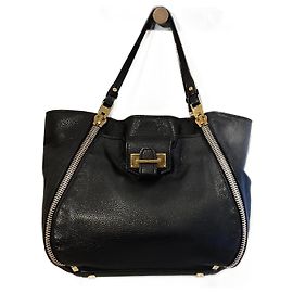 Borsa tote in pelle nera Tom Ford Sedgwick