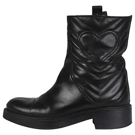 Gucci Botines de piel negros - talla UE 37.5