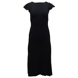 Diane Von Furstenberg Lourdes Cut-Out-Kleid auf der Rückseite aus schwarzem Triacetat