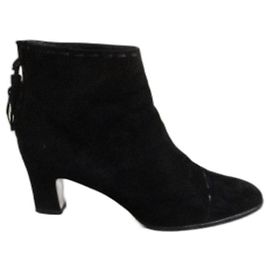 Botines Gucci de gamuza negra