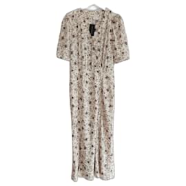 Vestido de té de seda floral Mika de Veronica Beard.