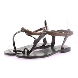 Barbara Bui Sandalen T.EU 37 Exotische Leder