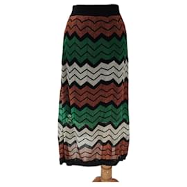 Autre Marque Falda de punto Wave Second Female Multicolor Viscosa