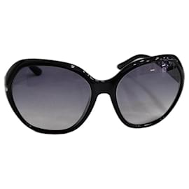 Occhiali da sole Prada oversize neri in plastica