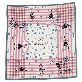 Foulard di seta Olive Oyl di Moschino, Moschino Cheap and Chic