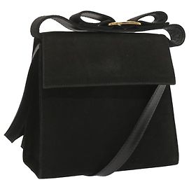 Borsa a mano Salvatore Ferragamo in pelle scamosciata 2modo Black Auth hk1171