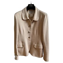 Giacca Chanel Beige in Lana