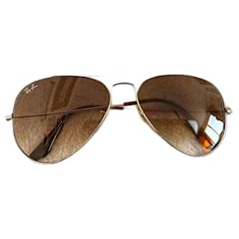 Gafas de sol Ray-Ban AVIATOR LARGE METAL doradas RB3025