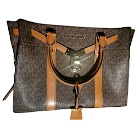 Borsa Michael Kors Hamilton in pelle marrone