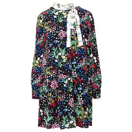 Abito midi con stampa floreale Valentino
