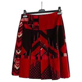 Falda midi de terciopelo Kenzo