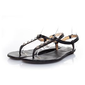 Balenciaga, Sandali gladiatore in nero