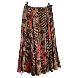 Autre Marque Falda estampada Ischiko algodón viscosa