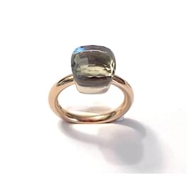 Pomellato Nudo Classic Ring Roségold und Prasiolith olivgrün