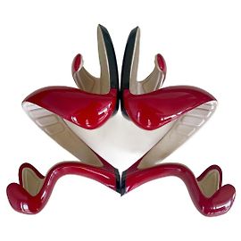 Julian Hakes Sandalen aus rotem Harz