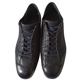Sneakers J.M. WESTON Casual Training Pelle Blu Navy 43