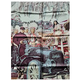 Hermès Foulard in Seta Concours d'Elégance 1885 Limousines de Voyage 90x90