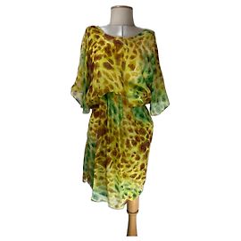 Diane Von Furstenberg Carrie Hill Kurzes Seidenkleid