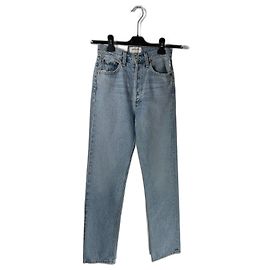 Autre Marque Vaqueros Agolde 90's Pinch Waist de Talle Alto Rectos Azules