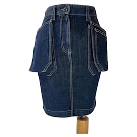 Falda vaquera Jean Paul Gaultier azul