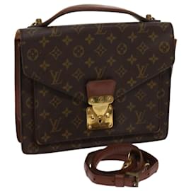 Louis Vuitton-Monogramm Monceau 28 Handtasche 2Weg M51185 LV Auth 69891