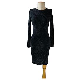 Michael Kors Kleid Schwarz Silber