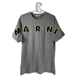 T-shirt Marni Grigia in Cotone