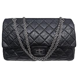 Borsa Chanel 2.55 BORSA A TRACOLLA IN PELLE E BORSA JUMBO IN PELLE NERA