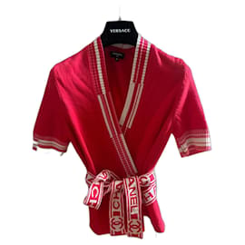 Chanel Paris-Deauville 2019 Cardigan aus Kaschmir Koralle