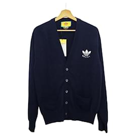 Gucci x Adidas Strickjacke Marineblau Wolle