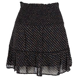 Minifalda Ganni de viscosa negra