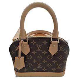 Louis Vuitton Alma BB Monogram Canvas Marrone Pelle