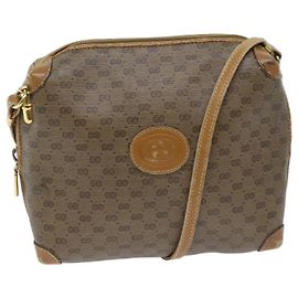 GUCCI Borsa a spalla Micro GG Supreme PVC Beige 007 115 4916 Auth yk11485
