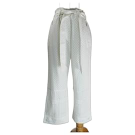 Pantalones blancos Lala Berlin Damir de algodón - Autre Marque