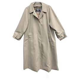 Impermeable Burberry Beige de Algodón