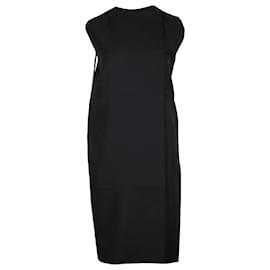 Vestido Marni sin mangas hasta la rodilla en poliéster negro