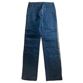 Helmut Lang AW1997 Jeans en chiffon negro