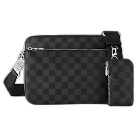 Louis Vuitton Borsa messenger LV Trio Damier Graphite