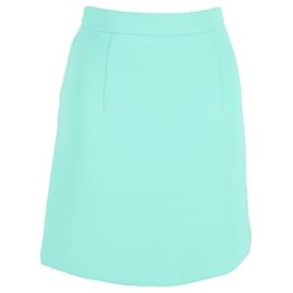 McQ by Alexander McQueen Skirt in Turquoise Polyester - Alexander Mcqueen