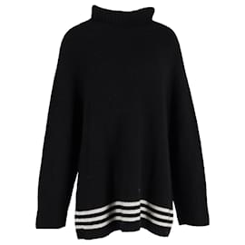 Khaite Rollkragenpullover aus schwarzer Wolle