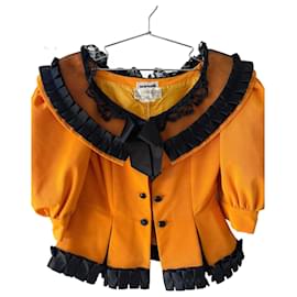 Vintage 1980s french evening top - Yves Saint Laurent