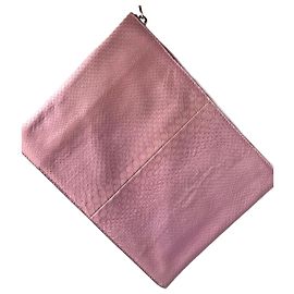 Calvin Klein pochette serpente rosa