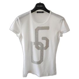 CAMISETA DOLCE & GABBANA EN JERSEY DE ALGODÓN CON ESTAMPADO DG.