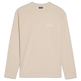 Jacquemus Camiseta de Manga Larga Beige